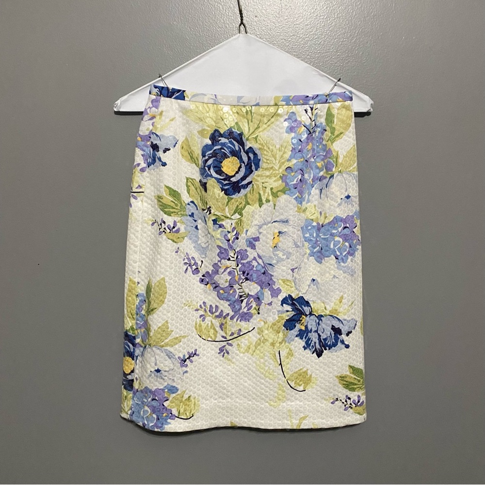 Jôn Size 2 Floral Sequin Skirt